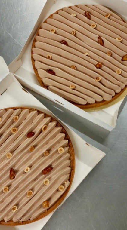 Tarte chocolat noisette