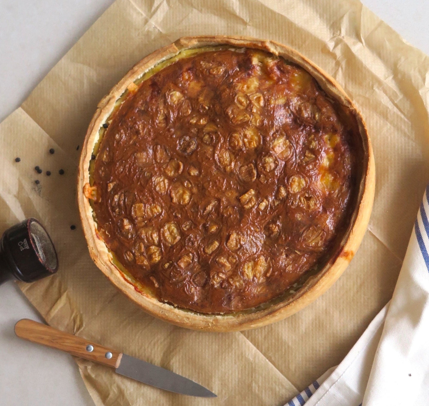 Tarte salée pur beurre